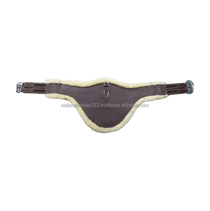 Sangle de selle équestre avec peau de mouton - Product Image 1