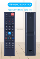Télécommande tout-en-un universelle RCT042 IR//RF/2.4G à code fixe, commande vocale, portée de 10 m pour décodeur/télévision/audio