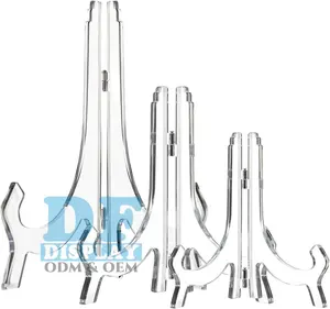 Прозрачные пластиковые мольберты или подставки/Держатели для демонстрации фотографий или солнцезащитных очков, которые удерживаются на свадьбах, украшении дома, днях рождения, столах