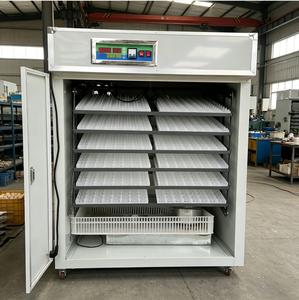 Nouvelle couveuse automatique haute productivité en acier inoxydable personnalisée pour œufs de canard, d'oie, de poulet, d'autruche et d'ému, avec retournement automatique des œufs, 220V, taux d'éclosion de 90% - Product Image 1