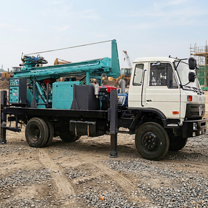 APCOM Max.100m Foreuse rotative sur chenilles à moteur diesel, équipée d'un moteur de pompe, pour le forage de puits d'eau - Product Image 1