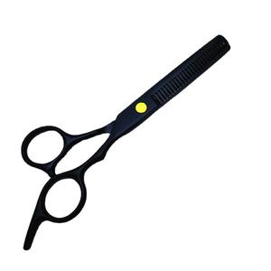Tijeras Clásicas Negras para Peluquería Canina de 6 Pulgadas, Acero Inoxidable, Multifunción, Juego de Tijeras Rectas y Curvas para Cortar el Pelo de Perros - Product Image 1