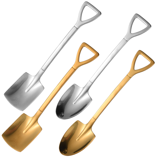 Made China Superior Quality Coffee Stainless Steel Tea Long Handle Shovel Spoon