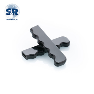 Plastic Handle <b>Injection</b> Molded <b>Valve</b> Sleeve Rubber Flat Rectangular Industrial Machinery Use - Product Image 4