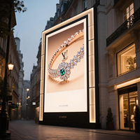 Publicité Vêtements Marques Montre Magasin Sacs Boutique Vidéo Mur 1.9mm 2mm 3mm Module Affichage Publicité Led Écran Extérieur