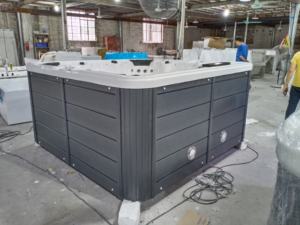 Haute qualité 6 personnes contemporain Whirlpool Spa Portable extérieur pour <span class=keywords><strong>Jacuzzi</strong></span> Installation autoportante Massage caractéristique égouttoir - Product Image 6