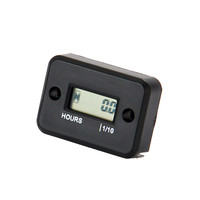 Compteur horaire certifié CE, montage sur panneau, étanche, pour quad, VTT, moto, motoneige, motocross, pit bike, tondeuse à gazon, tracteur