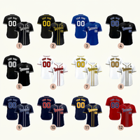 Jersey Baseball Musim Panas Ukuran Besar Berkualitas Tinggi Ramah Lingkungan Bernapas Nyaman 100% Poliester Cepat Kering