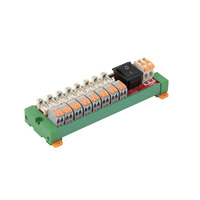 Module de distribution de fusibles CC 8 canaux Montage sur rail DIN Bloc de distribution d'alimentation à interrupteur Bande de distribution d'alimentation 8DZ Blocs de bornes pour le commutation et le partage de l'alimentation CC