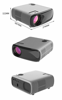 Mini projecteur vidéo portable intelligent de poche pour téléphone portable, Home Mini Led LCD, A70, Android, 3D, micro projecteur vidéo portable