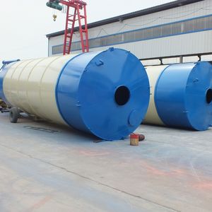 工場価格鋼水平セメントサイロフレイ灰コンクリートセメント貯蔵サイロバッチプラントセメントサイロモバイル販売 - Product Image 5