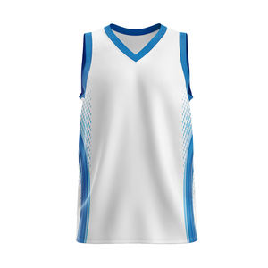 100% maillots de basket-ball personnalisés pour hommes imprimé maille réversible maillot de basket-ball vierge maillot d'uniforme de basket-ball personnalisé pour hommes - Product Image 1
