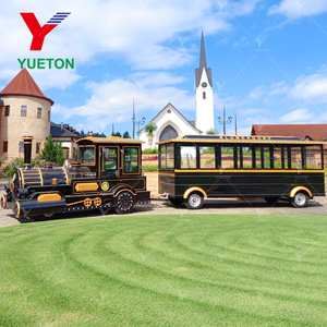 Gran lugar escénico viaje Dotto <span class=keywords><strong>tren</strong></span> Parque de Atracciones paseos 72 pasajeros <span class=keywords><strong>tren</strong></span> turístico sin rieles a la venta - Product Image 2