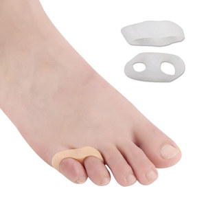 Séparateurs d'orteils en gel de silicone SEBS élastiques et durables à deux trous pour pédicure et soins des pieds - Product Image 6