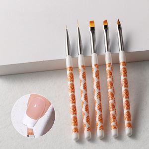 ชุดปากกาทำ<span class=keywords><strong>เล็บ</strong></span>ด้ามไม้เป็นมิตรต่อสิ่งแวดล้อมใหม่สไตล์จีนปากกาเขียนขอบแบนปากกาแกะสลักลายด้วยแสงรูปแบบเมฆ<span class=keywords><strong>มงคล</strong></span> - Product Image 1