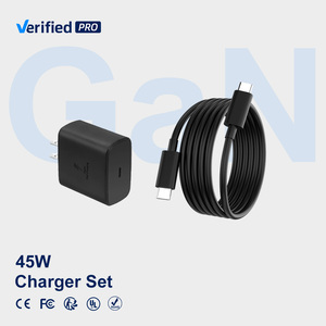 Bộ sạc nhanh thông minh TKT 45W GaN dành cho Samsung, cổng sạc Type-C, cáp USB, tương thích với <span class=keywords><strong>Galaxy</strong></span> S25 Ultra, S25 Edge - Product Image 1