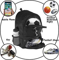 Sports Football Volleyball Football Gym Sac à dos avec compartiment pour chaussures et balles Sac de basket-ball