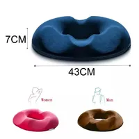 Fabrication professionnelle Prix promotionnel Coussin de beignet Hémorroïdes Siège Orthopédique Médical Prostate Chaise Coussin en mousse à mémoire