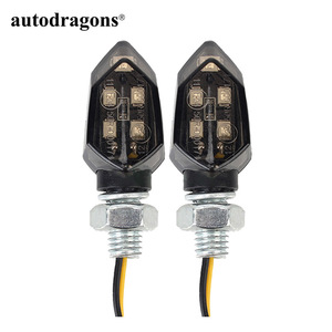 Luz Intermitente LED para Motocicleta, 6 LED 2835SMD, Lámpara Brillante Universal para Motocicleta, Luz Intermitente LED Ámbar - Product Image 6