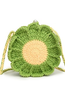 Bolso Tejido de Lana, Bolso Pequeño de Ganchillo Fresco y Ligero, Nuevo Bolso de <span class=keywords><strong>Mujer</strong></span> Artesanal con Flores 2026, Bolso de Hombro - Product Image 5