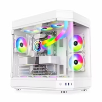Boîtier de jeu en alliage d'aluminium de haute qualité, tour moyenne, pour ordinateur de bureau, en stock