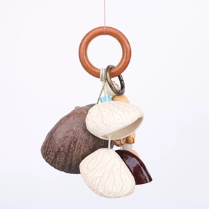 Wholesale Natural Fruit Shell <b>Wind</b> <b>Chime</b> Pendant Handmade Bodhi Seed Car Hanging Ornament - Product Image 1