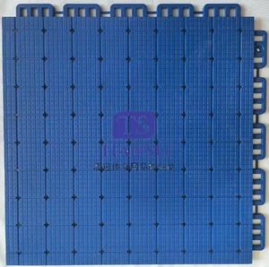 Azulejos de enclavamiento <span class=keywords><strong>TPV</strong></span> para canchas de baloncesto y Pickleball Diseño cuadrado moderno Instalación de clic para uso en gimnasio al aire libre - Product Image 1