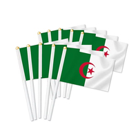 Drapeau à main pas cher personnalisé toutes tailles pour supporters de football 2026 de tous pays