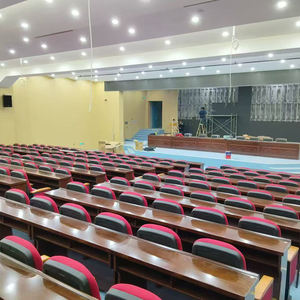 Chaises en tissu empilables de conception moderne, personnalisables, pour théâtre, hôtel, école, église - Product Image 4