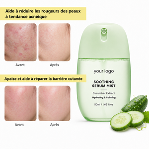 Bruma Facial Botánica Natural, Hidratación Calmante, Sensación de Piel Fresca, Fórmula No Grasa, Cuidado Hidratante Diario, Bruma Suavizante de Pepino - Product Image 2