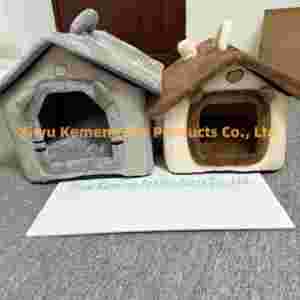 Hovicaed 새로운 디자인 접이식 애완 동물 하우스 이동식 빨 고양이 집 강아지 동굴 소파 애완 동물 침대 집 - Product Image 6