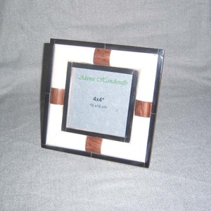 กรอบรูปขายดี ขายส่ง กรอบรูปตกแต่งฝังกระดูกและเขาสัตว์ งานแฮนด์เมด กรอบรูปสั่งทำพิเศษจากอินเดีย - Product Image 6