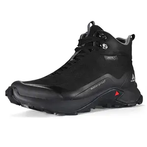 Wholesale Waterproof Thickened Outdoor Training Mens Trekking Sports Leather Shoes Safety Walking Men's Hiking Boots