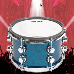 Klein Blue Hybrid Tom Neural Beat Resonance AI-Tuned Attack Roland/Yamaha Mood Elevation Stage Arma Malla Instrumento de percusión - Product Image 4