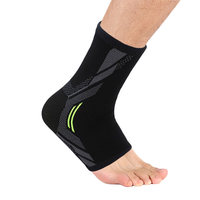 Attelle de cheville 3D tricotée élastique légère, durable, flexible, respirante et compressive
