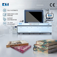 Máquina Automática para Impresión de Bordes de Libros CSJ-EDGE3000, Impresora Digital de Inyección de Tinta de Una Sola Pasada para Colorear Bordes de Libros y Álbumes de Tapa Dura