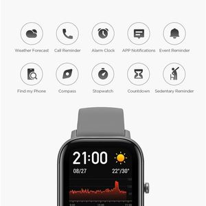 <span class=keywords><strong>Amazfit</strong></span>-reloj inteligente <span class=keywords><strong>GTS</strong></span> versión Global, resistente al agua hasta 5atm, 14 días de batería, Control de música para teléfono IOS - Product Image 4