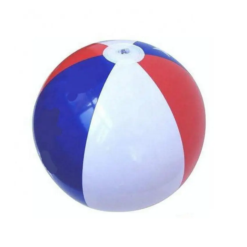Ballon de plage gonflable de PVC de drapeau du football France dans la couleur de la france
