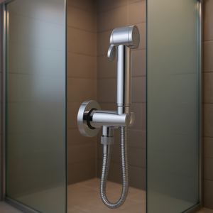 Juego de ducha completo Paloma con botón pulsador cromado - Product Image 3