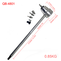 Marteau à paume pneumatique Marteau à main long avec pointe Auto Speed pour voiture Tôle de carrosserie Fender Dent Repair Bender Tool