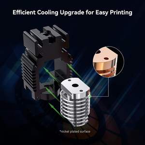 Bloque de Calentamiento Cerámico Creality Ender-3 V3 SE KE con Boquilla de Cambio Rápido, Alto Flujo y Temperatura Máxima de 300°C - Product Image 4