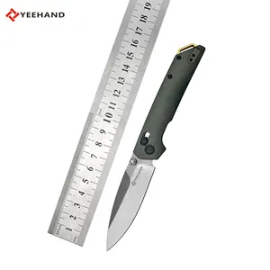 Factory Wholesale D2 Steel Pocket Knife Custom Logo Aluminium Handle Knife