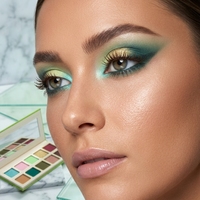 Palette de fards à paupières Lilywild Private Label Luminous Powder 10/12 couleurs, haute pigmentation, waterproof