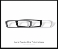 Compatible avec Tesla Model 3/Y, cadre de protection d'écran en silicone, protecteur d'écran central, accessoire intérieur