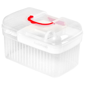 Trousse de premiers soins en plastique portable, boîte à médicaments, boîte à <span class=keywords><strong>pharmacie</strong></span>, plateau transparent, boîte médicale familiale, boîte de rangement, boîte à outils - Product Image 4