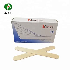 Bas prix 100 pièces abaisse-langue en bois usage médical langue 6 pouces dépresseurs stériles - Product Image 6