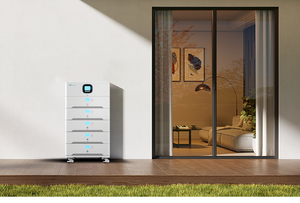 แบตเตอรี่ลิเธียมเก็บพลังงาน 5KWh-20KWh 5-10kWh 51.2V แบบต่อพ่วงได้ รองรับระบบไฮบริดกริด AC เกรด A - Product Image 3