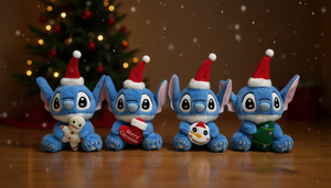 Peluche de Noël Stitch 18 cm, Ornement Suspendu, Décoration Intérieure, Style Traditionnel, Jouet Festif - Product Image 2