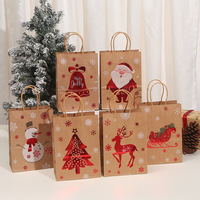 Sacs cadeaux de luxe recyclables avec impression en héliogravure personnalisée, fermeture éclair, en carton kraft, pour sous-vêtements, Noël, 500 unités