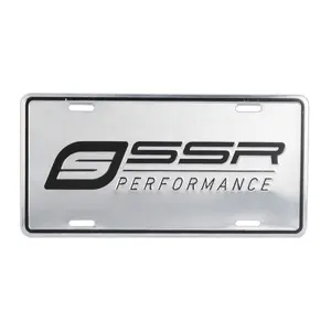Plaque d'immatriculation 3D du fabricant de <span class=keywords><strong>plaques</strong></span> de voiture en aluminium avec logo personnalisé de haute qualité - Product Image 1